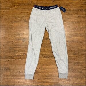Polo Ralph Lauren Gray Sleep Long Johns Pajama Lounge Jogger Sweat Pants Men's S